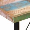vidaXL Bar Table Mixed color Solid reclaimed wood and iron Large Durable