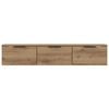 vidaXL Wall Cabinet Artisan Oak 40.2x11.8x7.9" Engineered Wood