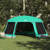vidaXL Pool Tent with Removable Fly & Mesh Walls Sea Green 243.3x209.4"