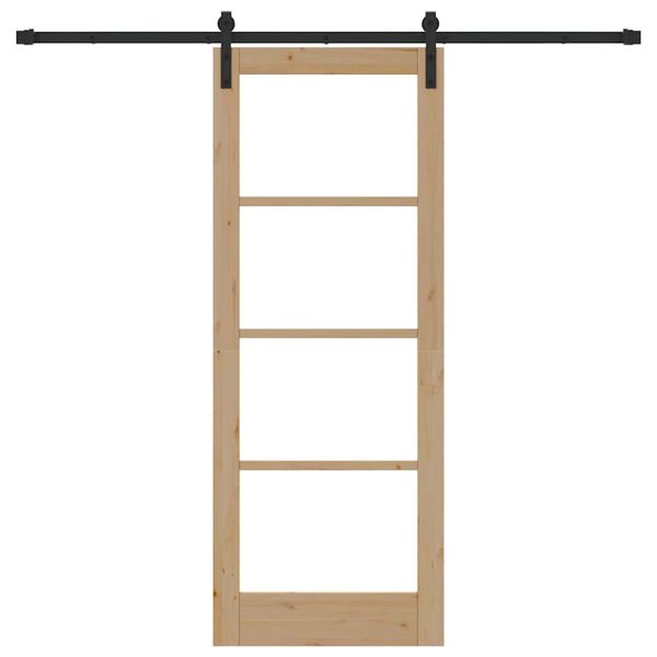 vidaXL Sliding Door ORKDAL Natural 30.71 x 79.53 in