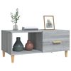 vidaXL Coffee Table Grey Sonoma Engineered wood Medium Coffee Table