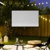 vidaXL Projection Screen with Stands 90 Inch 16:9