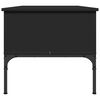 vidaXL Coffee Table Black Engineered wood, metal Large Coffee Table