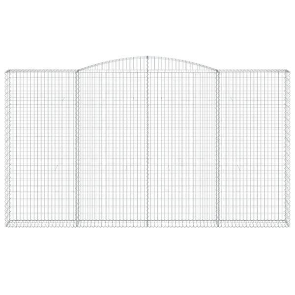 vidaXL Gabion Basket Silver Galvanized iron Extra Large Durable