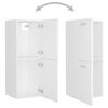 vidaXL Bathroom Furniture Set White Engineered wood, acrylic S