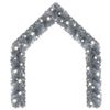 vidaXL Garland Silver PVC 32.8 feet Christmas Garland Other