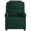 vidaXL Electric Massage Recliner Chair Dark Green Velvet Large