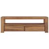 vidaXL TV Cabinet Natural Teak Solid Teak Wood 47.2 x 11.8 x 15.7 in