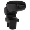 vidaXL Car Armrest Black 5.1"x14.2"x(11.8"-18.1") ABS