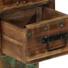 vidaXL Bedside Cabinet Multicolor Solid reclaimed wood Small