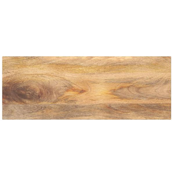 vidaXL Table Top Natural Wood Solid Mango Wood Medium Durable
