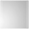 vidaXL LED Bathroom Mirror Cool White Glass 23.6 x 23.6 in Bath Mirror