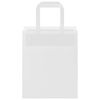 vidaXL Paper Bags 50 pcs with Handles White 7.1x3.1x8.7"