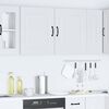 vidaXL Kitchen Wall Cabinet Set of 2 White Engineered wood