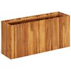 vidaXL Raised Bed Natural wood color Solid acacia wood 39.4x11.8x19.7 in