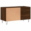 vidaXL Record Cabinet Brown oak Engineered wood, Iron Medium
