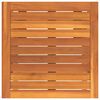 vidaXL Sun lounger Reclining 2-person 3 pcs Brown Solid Acacia wood