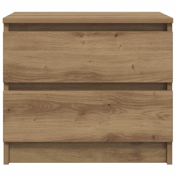 vidaXL Bedside Cabinet Artisan oak Engineered wood Medium