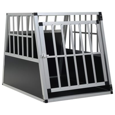 vidaXL Dog Cage with Single Door 25.6"x35.8"x27.4"