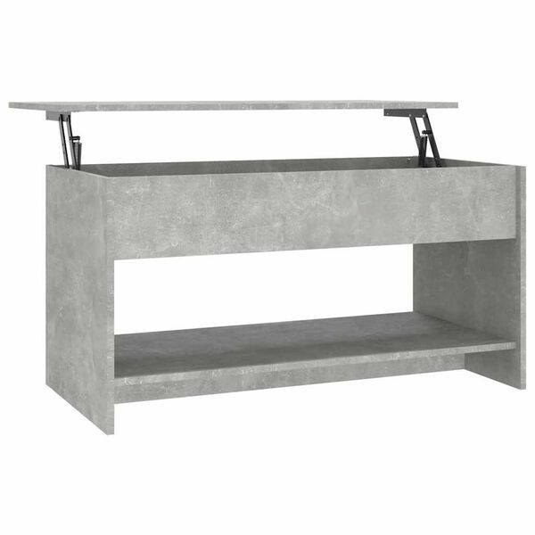vidaXL Coffee Table Concrete Grey Engineered Wood Medium