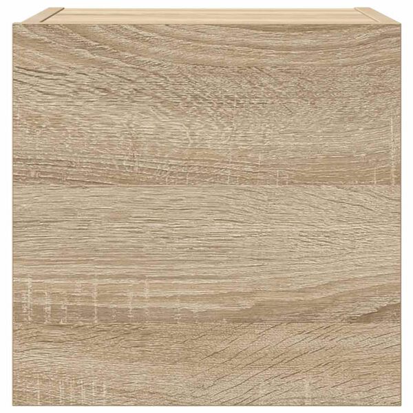 vidaXL TV Cabinet Set of 4 Sonoma Oak Engineered Wood Small