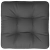 vidaXL Pallet Cushion Anthracite 23.6"x24.2"x3.9" Fabric