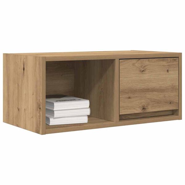 vidaXL TV Cabinet Set of 2 Artisan Oak Engineered wood Compact
