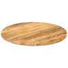 vidaXL Table Top Natural wood Solid mango wood 27.6 in diameter Durable