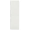 vidaXL Bookcase White Engineered wood Medium Bookcase Rectangular