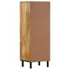 vidaXL Highboard 15.7"x13"x43.3" Solid Wood Mango