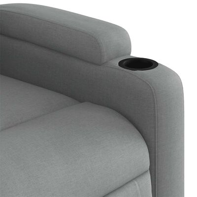 Close-up of top corner of armrest with rounded edge
