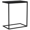 vidaXL Side Table Black Engineered wood, Iron Durable Side Table