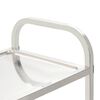vidaXL 3-Tier Kitchen Trolley 37.4"x17.7"x32.9" Stainless Steel