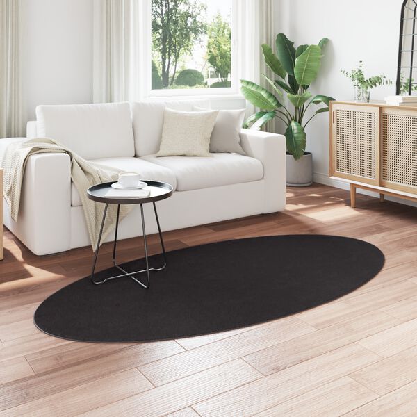 vidaXL Carpet HUARTE Black 39.37 x 78.74 in 100% Polyester