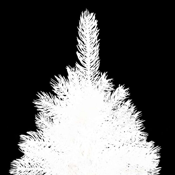 vidaXL Christmas Tree White PE (Polyethylene), steel, plastic Large