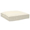 vidaXL Pallet Cushion for suitable for Seat Cream 31.5" x 31.5" x 4.7