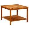vidaXL Coffee Table Natural wood Solid acacia wood Medium Durable