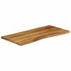 vidaXL Table Top 43.3"x23.6"x1.5" Live Edge Solid Wood Mango