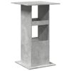 vidaXL Bar Table Concrete grey Engineered wood Tall Bar Table Square