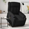 vidaXL Stand Up Massage Recliner Chair Black Faux leather, metal, plywood