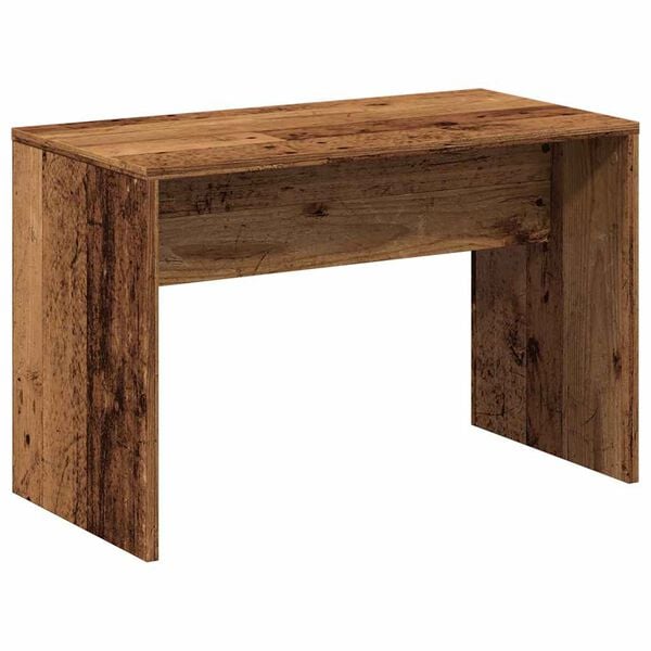 vidaXL Dressing Stool Old Wood Engineered Wood 27.6 x 13.8 x 17.7 in