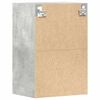 vidaXL Hanging Cabinet Concrete gray Engineered wood 15.7x11.6x23.6 in