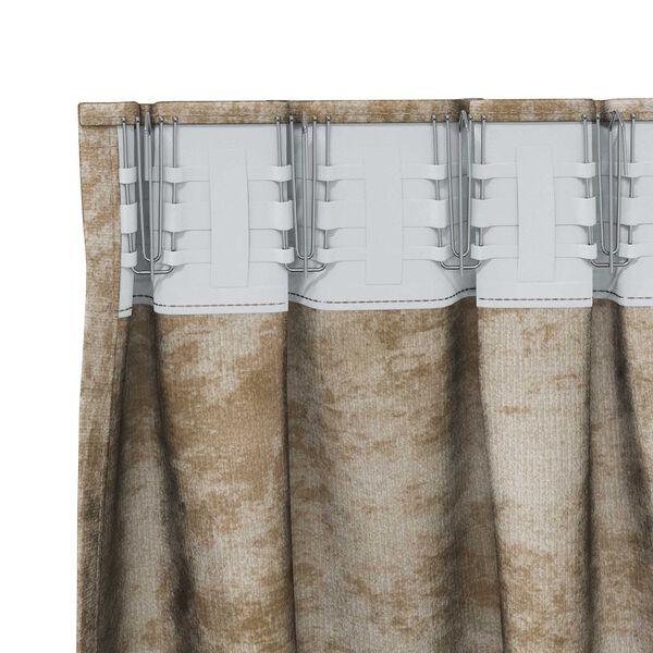 vidaXL Velvet Curtains 2 pcs Champagne 102.36 x 55.12 in Velvet