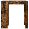 vidaXL Bar Table Smoked oak Engineered wood Medium Bar Table