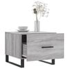 vidaXL Coffee Table Grey sonoma Engineered wood, iron Medium