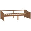 vidaXL Day Bed Honey brown Solid pine wood 3-Seater