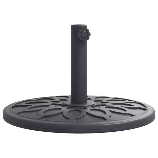 vidaXL Parasol Base Black PE (Polyethylene) and concrete 26.5 lbs