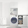 vidaXL Washing Machine Cabinet White 25.2x9.4x74.8" Engineered Wood