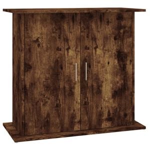 vidaXL Aquarium Stand Smoked Oak Engineered Wood
