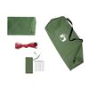 vidaXL Camping Tarp Green 141.7x115.7" Waterproof